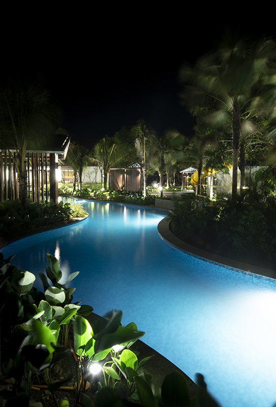 Pool at Night